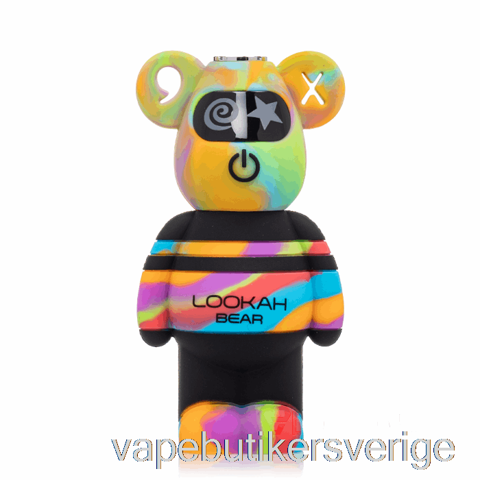 Vape Sverige Lookah Bear 510 Batteri Gul Slipsfärg